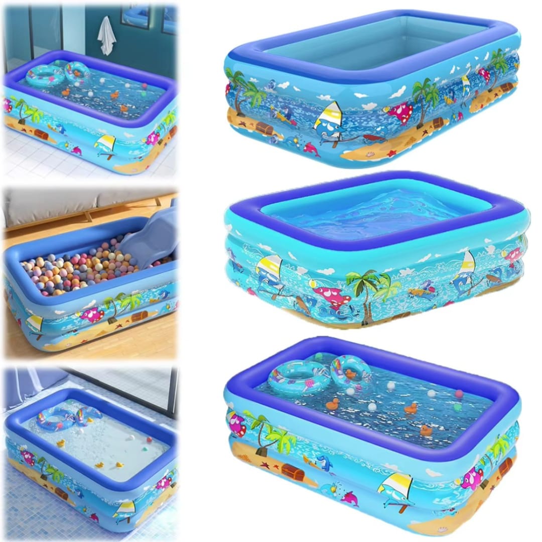 Piscina Inflable Niños - Rectangular 180cm